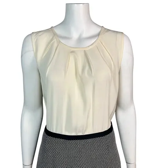 Hobbs London dress size 10 tweed professional corporate work secretary cream - Picture 2 of 13